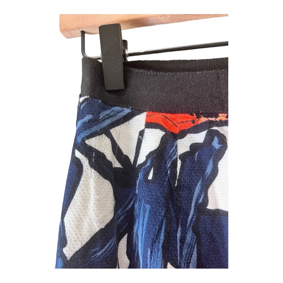 Anthropologie Moulinette Soeurs Navy & Red Poppies Fantastic Field Skirt Sz 6 - Picture 9 of 16